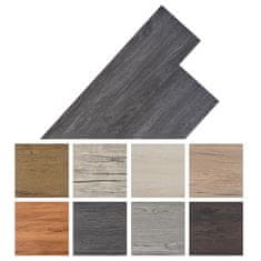 Vidaxl PVC talne plošče 4,46 m2 3 mm črne