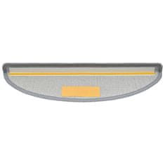Vidaxl Preproge za stopnice 15 kosov 56x17x3 cm svetlo rjave