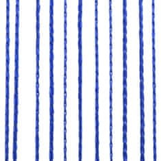 Vidaxl Zavese iz nitk 2 kosa 100x250 cm modre barve