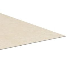Vidaxl Samolepilne PVC talne plošče 5,11 m2 bež