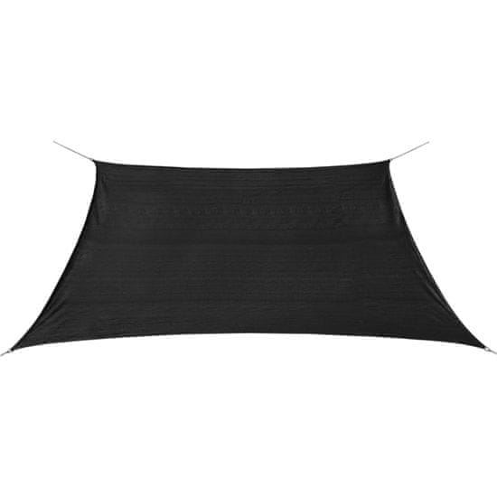 Vidaxl Senčno jadro HDPE kvadratno 2x2 m antracit