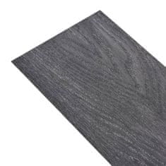 Vidaxl Samolepilne PVC talne plošče 5,02 m2 2 mm črne in bele