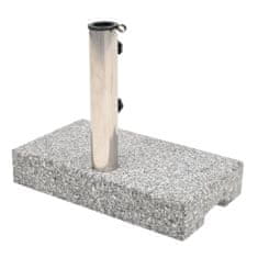 Greatstore Podstavek za senčnik granit pravokoten 25 kg