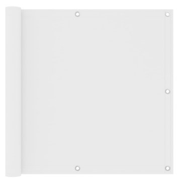 Vidaxl Balkonsko platno belo 90x300 cm oksford blago