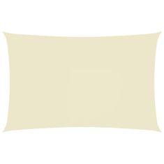 Vidaxl Senčno jadro oksford blago pravokotno 3x6 m krem