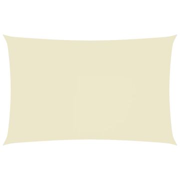 Vidaxl Senčno jadro oksford blago pravokotno 3x6 m krem