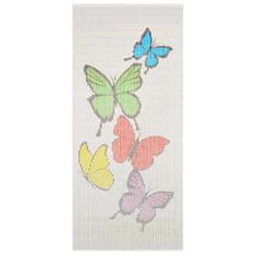 Vidaxl Zavesa za vrata iz bambusa 90x200 cm