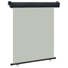 Vidaxl Balkonska stranska tenda 140x250 cm siva
