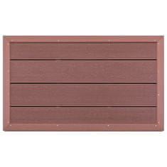Vidaxl Talni element za solarni tuš rjav 101x63x5,5 cm WPC