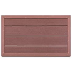 Greatstore Talni element za solarni tuš rjav 101x63x5,5 cm WPC