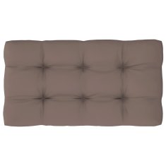 Vidaxl Blazine za palete 3 kosi taupe blago