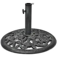 Vidaxl Stojalo za Senčnik Lito Železo 12 kg 48 cm