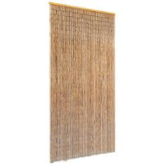 Vidaxl Komarnik za vrata iz bambusa 90x220 cm