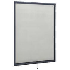Vidaxl Rolo komarnik za okna antraciten 130x170 cm