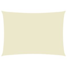 Vidaxl Senčno jadro oksford blago pravokotno 2,5x5 m krem