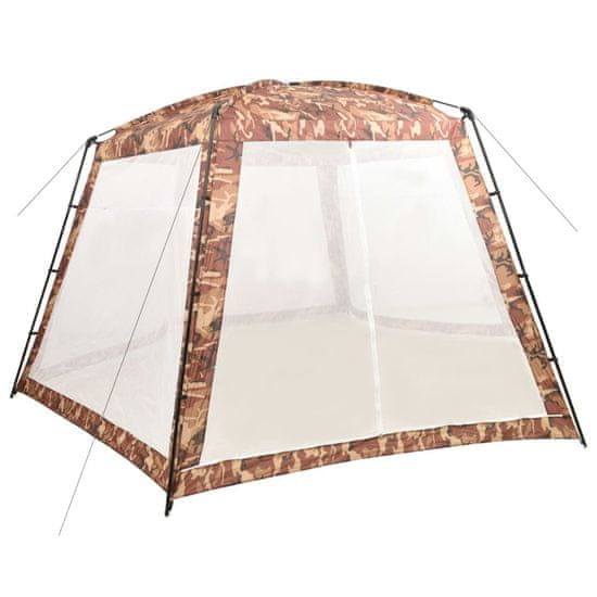 Vidaxl Šotor za bazen iz blaga 590x520x250 cm kamuflažen