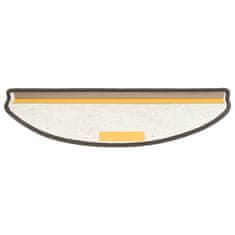 Vidaxl Preproge za stopnice 15 kosov antracitne 65x25 cm