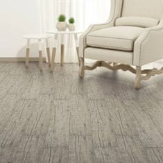 Vidaxl Samolepilne PVC talne plošče 5,21 m2 2 mm sprane orehove barve