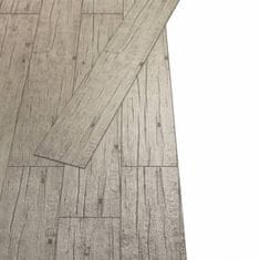 Vidaxl Samolepilne PVC talne plošče 5,21 m2 2 mm sprane orehove barve
