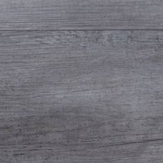 Vidaxl Samolepilne PVC talne plošče 5,21 m2 2 mm mat les sive barve