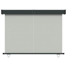 Greatstore Balkonska stranska tenda 140x250 cm siva