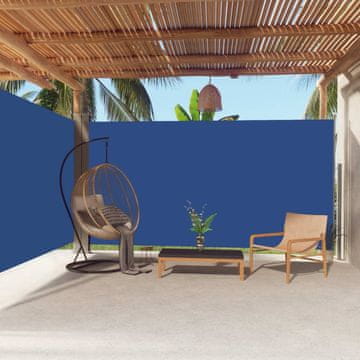 Vidaxl vidaXL Zložljiva stranska tenda modra 200 x 600 cm