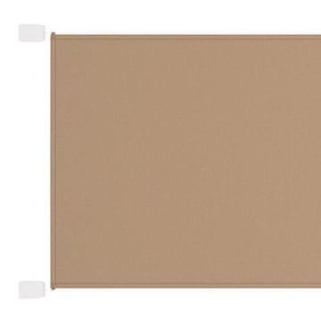 Vidaxl Vertikalna markiza taupe 60x1200 cm tkanina oxford