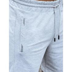 Dstreet Moške kratke hlače NIMA svetlo sive barve sx2186 L