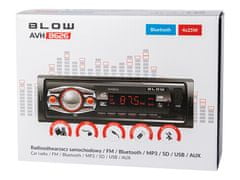 Blow 12V 1DIN avtoradio 4x25W MP3 USB SD MMC Bluetooth