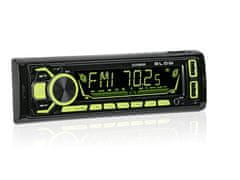 Blow 12V 1DIN RGB avtoradio 4x45W MP3 2x USB Bluetooth aplikacija