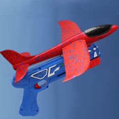 Multistore.si Športno jadralno letalo iz pene velikost 31 x 35 cm, modre barve