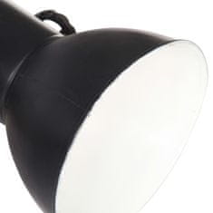 Vidaxl Industrijska stenska svetilka črna 65x25 cm E27
