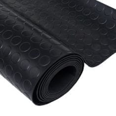 Vidaxl Talna preproga nedrseča guma 1,5x2 m 3 mm pikasta