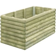 Vidaxl Visoka greda 106x56x48 cm impregnirana borovina