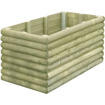 Vidaxl Visoka greda 106x56x48 cm impregnirana borovina