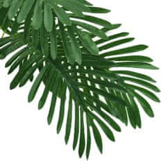 Greatstore Umetna palma cikas z loncem 160 cm zelena