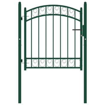 Vidaxl Ograjna vrata EMMEN 104 x 86 cm Zaklenljivo