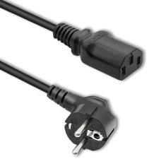 Qoltec IEC C13/SCHUKO napajalni kabel | 3x0,75 mm² | 1,5 m
