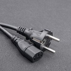 Qoltec IEC C13/SCHUKO napajalni kabel | 3x0,75 mm² | 1,8 m