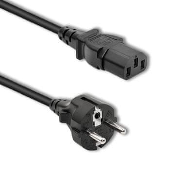 Qoltec napajalni kabel schuko/c13 | 2,5 m