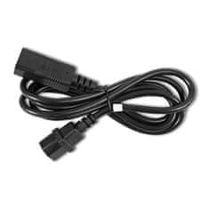 Qoltec napajalni kabel za ups | c14/c19 | 2m