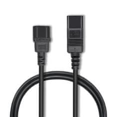 Qoltec napajalni kabel za ups | c14/c19 | 2m
