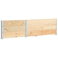 Greatstore Visoke grede 3 kosi 100x150 cm trdna borovina