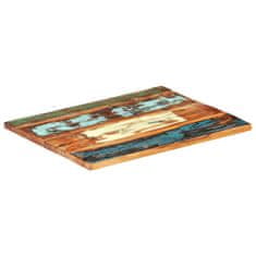 Greatstore Pravokotna mizna plošča 70x80 cm 25-27 mm trden predelan les