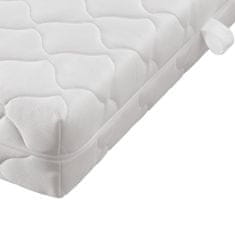 Vidaxl Vzmetnica s pralno prevleko 200 x 140 x 17 cm H3