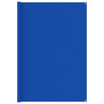 Vidaxl Preproga za šotor 250x250 cm modra HDPE