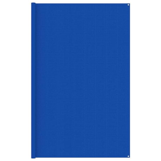 Vidaxl Preproga za šotor 300x500 cm modra HDPE