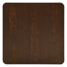 Vidaxl Bistro miza temno pepelnata 60x60x107 cm
