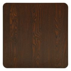 Vidaxl Bistro miza temno pepelnata 50x50x107 cm