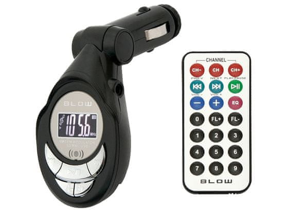 Blow Avto FM oddajnik MP3 SD USB 12-24V + daljinski upravljalec 2
